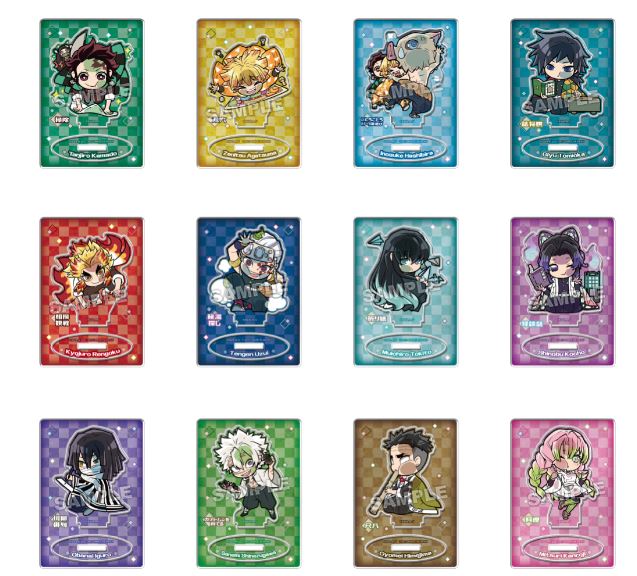 ぴた！でふぉめ 鬼滅の刃 趣味に没頭 トレーディングアクリルスタンド 1BOXのサムネイル