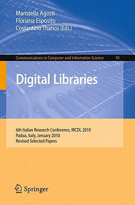 This book constitutes the proceedings of the 6th Italian Research Conference on Digital Libraries held in Padua, Italy, in January 2010.