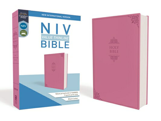 NIV, Value Thinline Bible, Imitation Leather, Pink B-NI-ZON RL LP 