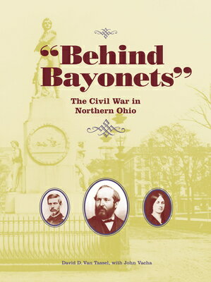 Behind Bayonets" focuses on Ohio's substantial role in the Civil War. It is perhaps the only work that uses published and unpublished sources written by northeast Ohioans to comment on the causes, course, and purpose of the war. It does not provide an overview of battles, but it does address soldiers' enlistments and early camp experiences, women's experiences, public reactions to emancipation and the general political interest in the war, local business growth during the war, and Lincoln's assassination and the funeral train's stop in Cleveland.