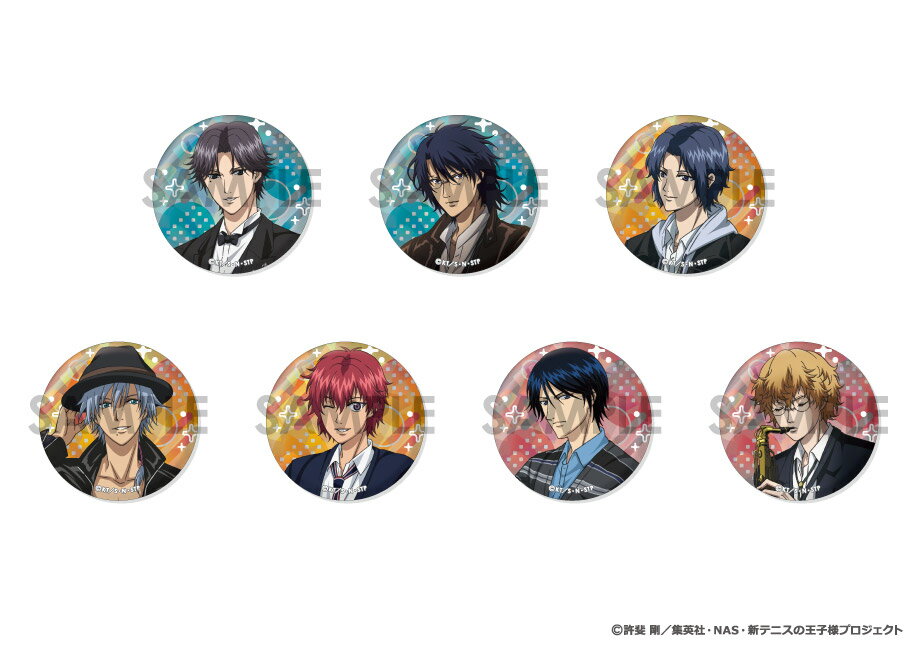 新テニスの王子様 トレーディングホログラム缶バッジ〜王子様達の休日〜 BOX.B