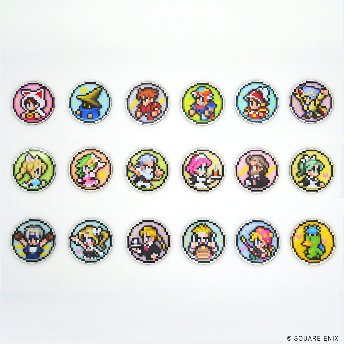 ファイナルファンタジー ピクセルリマスター アイコンアクリルシールコレクション 1BOX=18個入