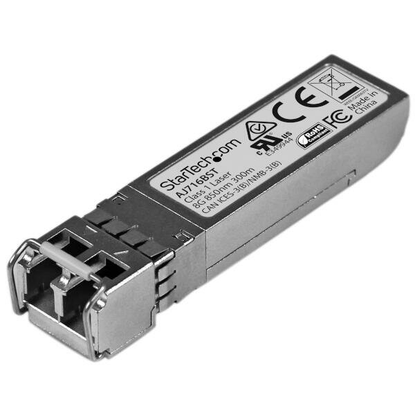 SFP+モジュール／HP製品AJ716B互換／8GFC準拠光トランシーバ／850nm／DDM