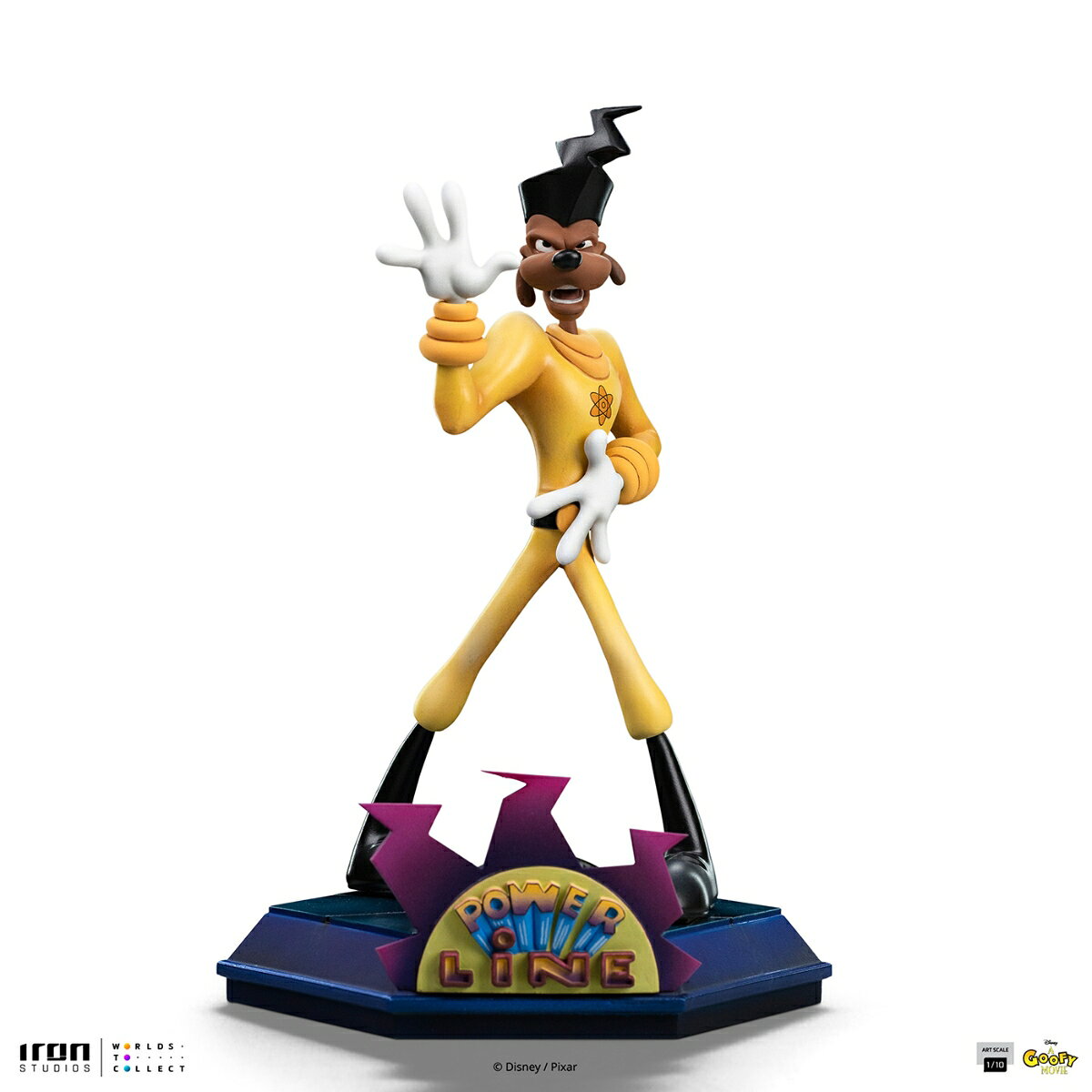 『グーフィー・ムービー／ホリデーは最高！！』 【アイアン・スタジオ　スタチュー】 「アートスケール」1/10スケール パワーライン 【230】 (フィギュア)