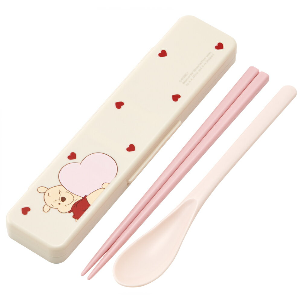 ディズニー くまのプーさん HUG＆HEART　お箸 スプーン お弁当 カトラリーコンビセット