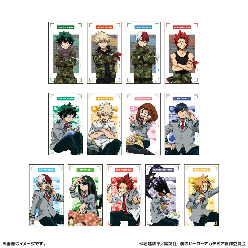 「僕のヒーローアカデミア」からトレーディングクリアアートカード vol1 アニメ10周年記念 リバイバルが登場！【対象年齢】：15歳以上【商品サイズ (cm)】(幅×高さ）：7.2×12.9