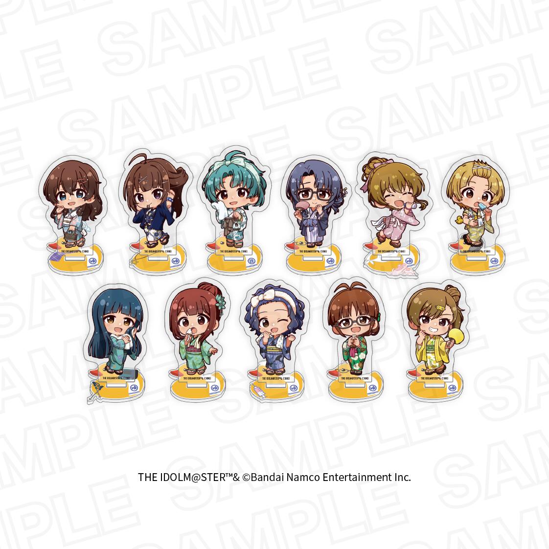 アイドルマスター ミリオンライブ！　ほ？っとひと息 銭湯HANABI団ver.　トレーディングミニキャラアクリルスタンド(BOX)