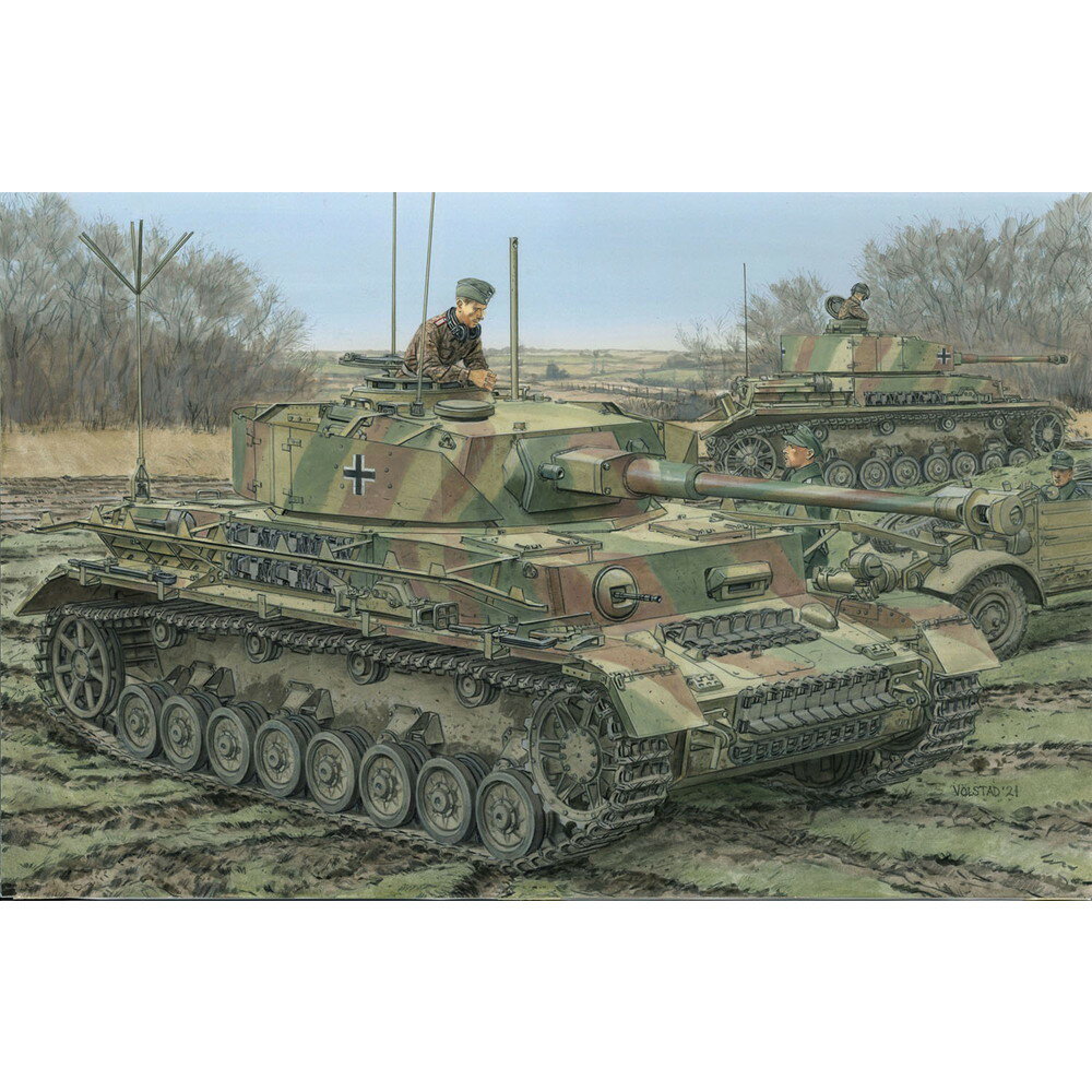 ドラゴン 1/35 WW.II ドイツ軍 IV号観測戦車 J型／IV号戦車 J型 中期生産型 (2in1) マジックトラック/アルミ砲身付属 プレミアムエディション 【DR6852】 (プラモデル)