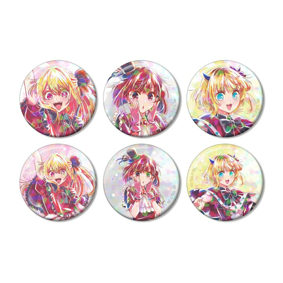 【推しの子】 B小町 トレーディング Ani-Art aqua label 第2弾 ホログラム缶バッジ(BOX＝6個)