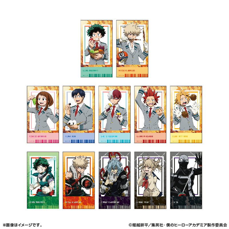 「僕のヒーローアカデミア」からトレーディングクリアアートカード vol2 アニメ10周年記念 リバイバルが登場！【対象年齢】：15歳以上【商品サイズ (cm)】(幅×高さ）：7.2×12.9