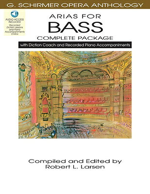 Arias for Bass - Complete Package: With Diction Coach and Accompaniment Audio Online  ARIAS FOR BASS - COMP PACKAGE （G. Schirmer Opera Anthology） 