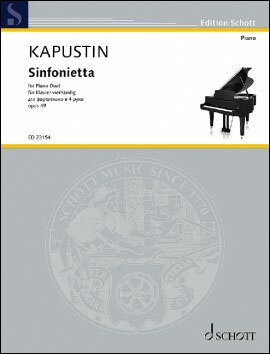 【輸入楽譜】カプースチン, Nikolai: シンフォニエッタ Op.49