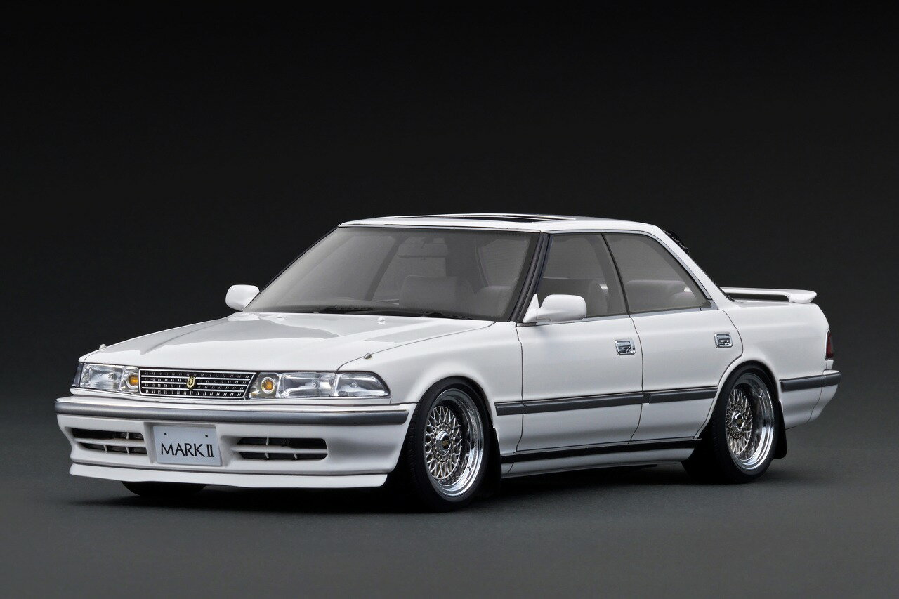 ignition model TOYOTA MARKII2.5 Grande LIMITED (GX81) White (1/18 Scale) 【IG3853】 (ミニカー)