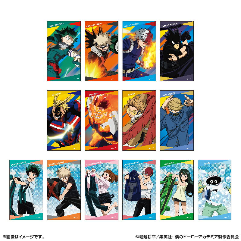 「僕のヒーローアカデミア」からトレーディングクリアアートカード vol3 アニメ10周年記念 リバイバルが登場！【対象年齢】：15歳以上【商品サイズ (cm)】(幅×高さ）：7.2×12.9