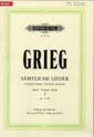 【輸入楽譜】グリーグ, Edvard Hagerup: 歌曲全集 第1巻: Op.2-49 (ノルウェー語・独語・英語)