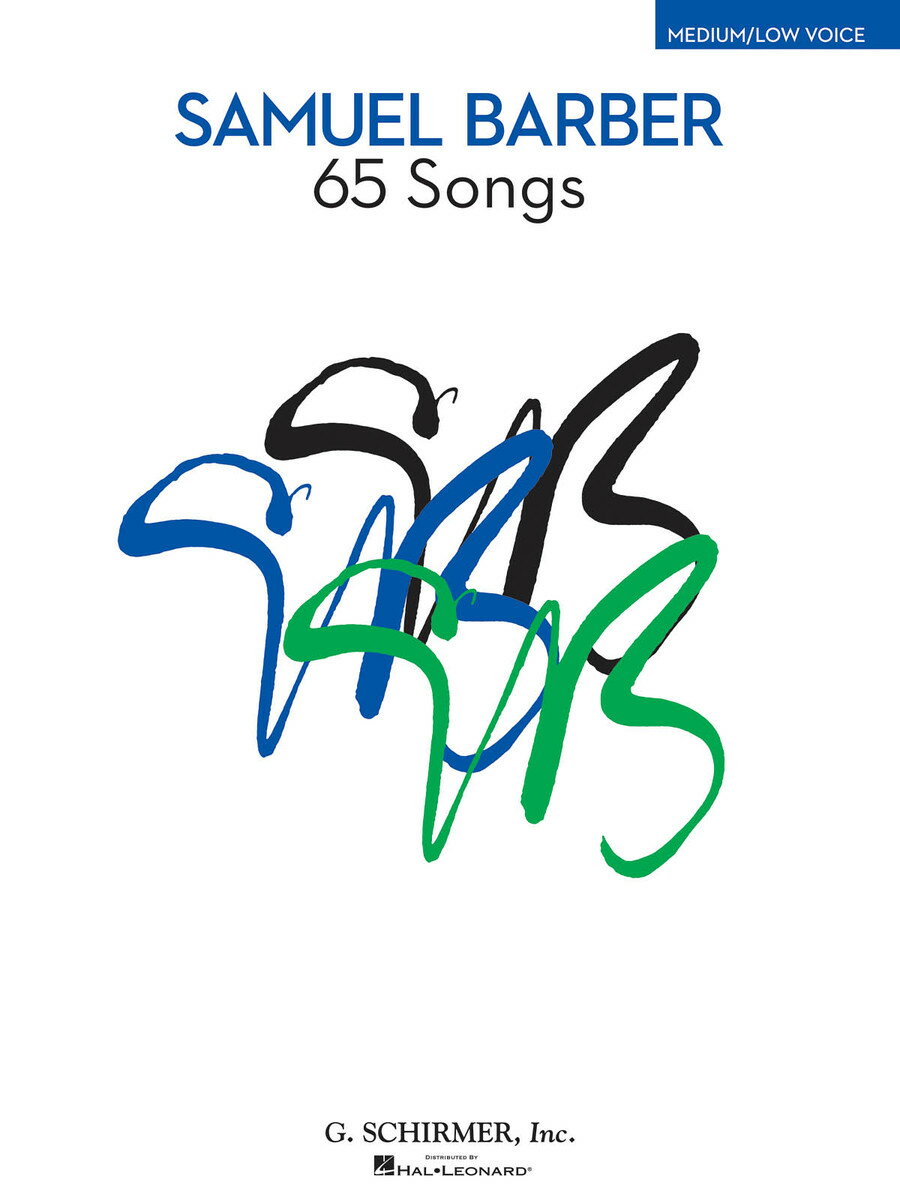 樂天商城 - 【輸入楽譜】バーバー, Samuel: 65 Songs(中/低声用)/Walters編 [ バーバー, Samuel ]