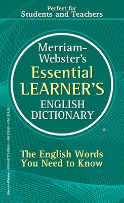 Merriam-Webster 039 s Essential Learner 039 s English Dictionary MUL-MERM WEB ESSENTIAL LEARNER Merriam-Webster