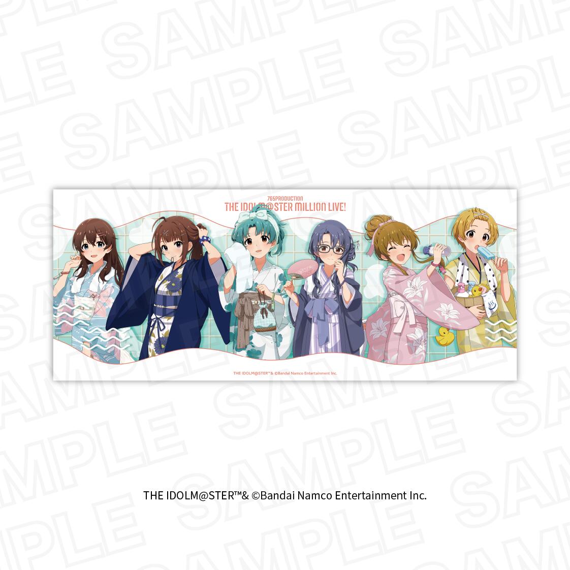 アイドルマスター ミリオンライブ！　ほ？っとひと息 銭湯HANABI団ver.　マフラータオル