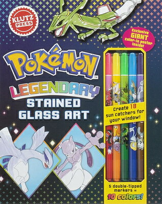 Pokmon Legendary Stained Glass POKEMON LEGENDARY STAINED GLAS [ Klutz Press ]...