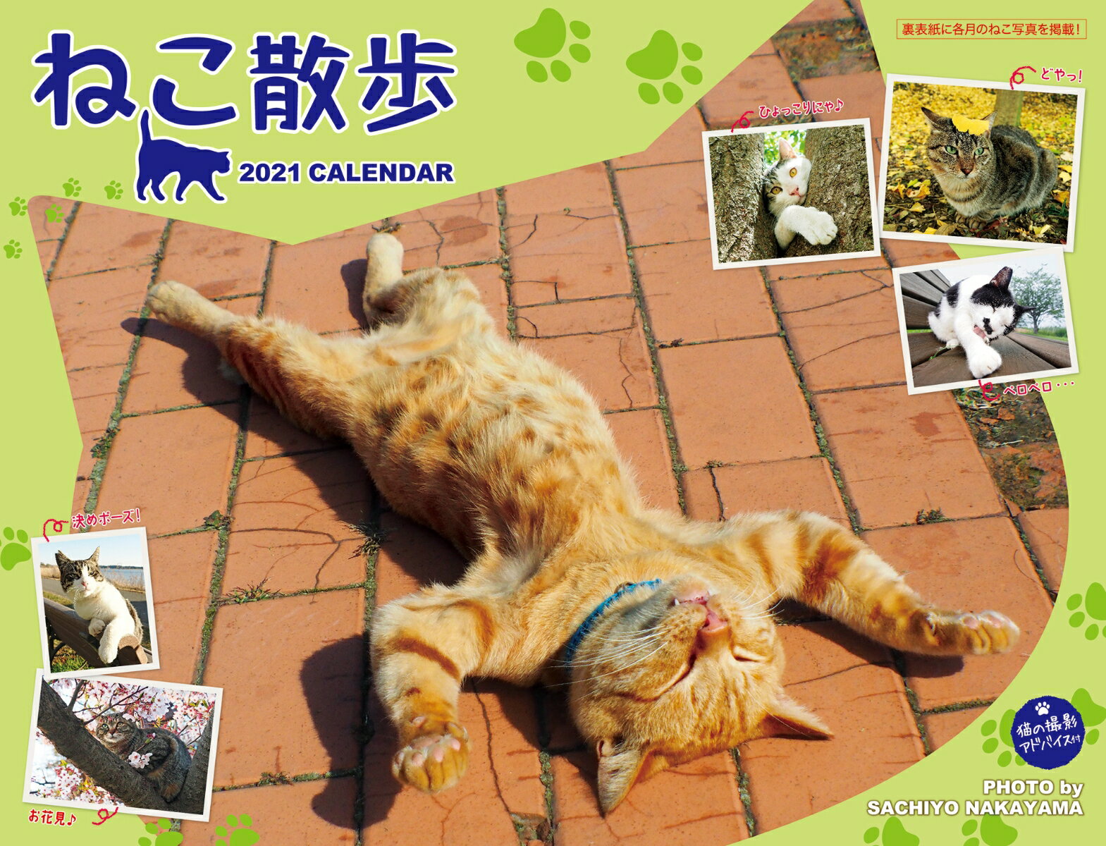2021中山祥代ねこ散歩カレンダー