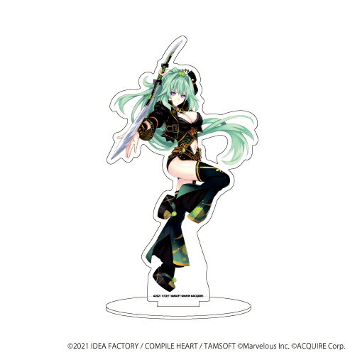 キャラアクリルフィギュア「閃乱忍忍忍者大戦ネプテューヌ -少女達の響艶ー」04/グリーンハート【グッズ】