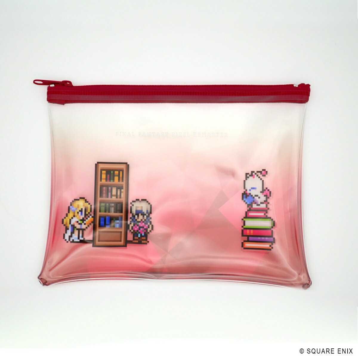 ファイナルファンタジー ピクセルリマスター Book Characters クリアポーチ ロック & セリス、モグ