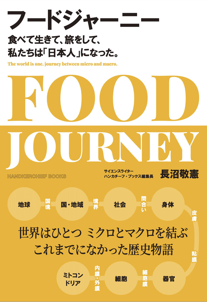 ミトコンドリア→「内膜・外膜」→細胞→「細胞膜」→器官→「粘膜」→「皮膚」→身体→「間合い」→社会→「境界」→国・地域→「国境」→地球。世界はひとつ、ミクロとマクロを結ぶこれまでになかった歴史物語。