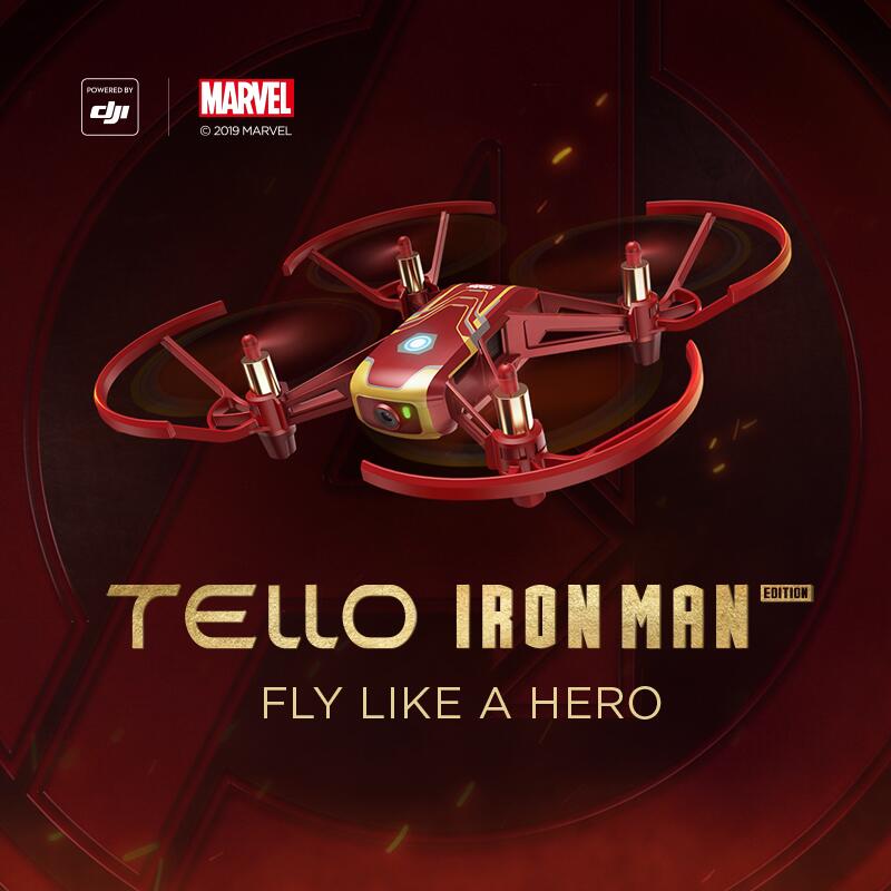 DJI Ryze Tello Iron Man Edition （JP） トイドローン byDJI（損害賠償保険付）