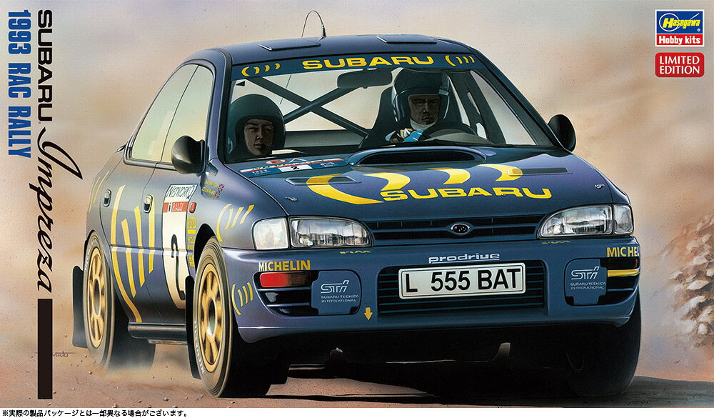 1993年 RACラリーに参戦したインプレッサを再現！
ボディパーツカラーはブルー。

デカール（マーキング）
・1993年 RAC ラリー出場車 Car No.2 ドライバー：コリン マクレー
・1993年 RAC ラリー出場車 5位 Car No.5 ドライバー：アリ バタネン

・ホビー系商品についての諸注意
メーカー都合により発売の大幅な延期が発生する可能性がございます。
予約商品についてはメーカーから順次入荷次第の発送となります。メーカー公表の発売日とは異なる場合がございますのでご了承ください。【対象年齢】：