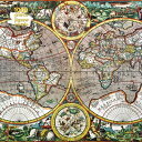 Adult Jigsaw Puzzle Pieter Van Den Keere: Antique Map of the World: 1000-Piece J...