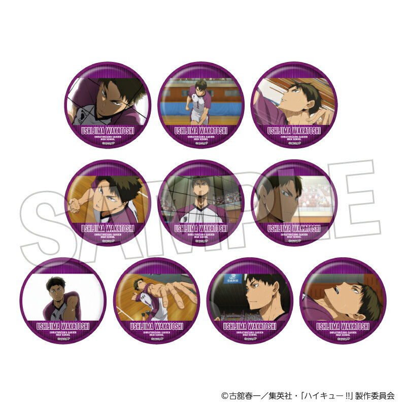 ハイキュー!! トレーディング缶バッジ3 牛島若利BOX【BOX＝10個】
