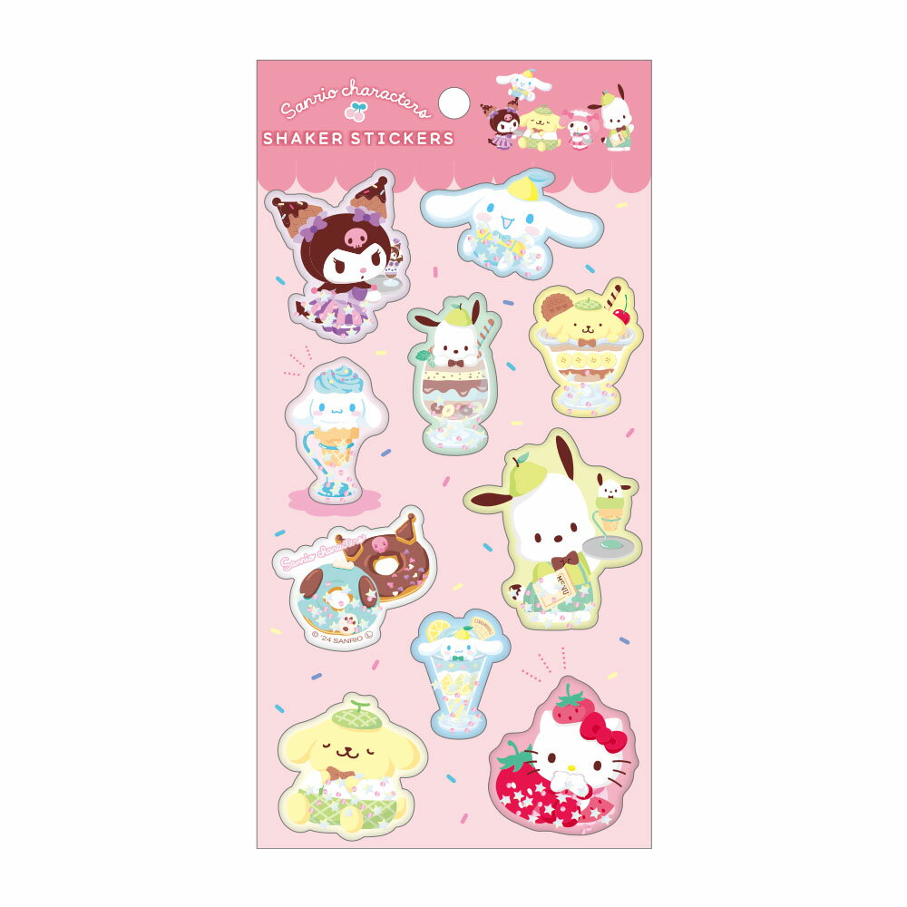 サンリオシェイカーステッカーズ　パフェスイーツ