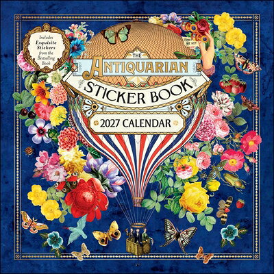 The Antiquarian Sticker Book 2027 Wall Calendar: With Stickers ANTIQUARIAN STICKER BK 2027 WA [ MacMillan Children's Books ]