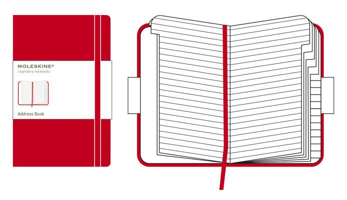 MOLESKINE ��쥹���� ���ɥ쥹�֥å� / �顼�� / ��