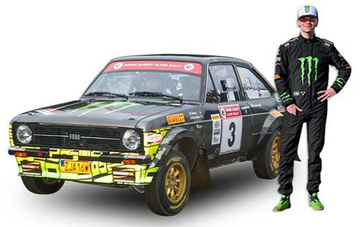SUN STAR 1/18フォード エスコート RS1800 2023年 ロジャー・アルバート・クラーク・ラリー #3 O.Solberg/E.Edmondson O.Solbergフィギュア付 【4864F】 (ミニカー)