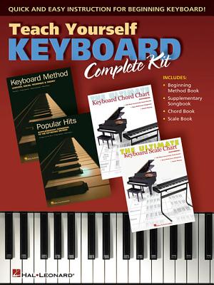 This beginning kit contains everything you need to get started on your keyboard! The fast-paced, yet easy-to-follow instructional method, songbook, scale and chord charts are the perfect tools to help you start playing immediately, entertaining yourself and your friends! Included in this package (valued at over $40) are the Keyboard Method and Popular Hits books plus The Ultimate Keyboard Chord Chart and The Ultimate Keyboard Scale Chart.