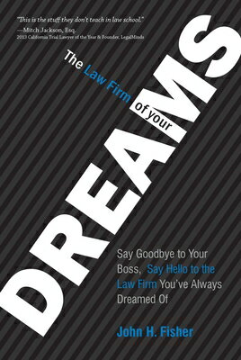 Out of 100 new lawyers in prestigious, high-profile law firms, two will have a long-term career at the firm, and 98 will be shown the door. Readers can take small, baby steps to implement this guide's principles, and with some time, consistent application, and a heavy dose of courage, they will be on the way to building the law firm of their dreams.