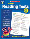 Scholastic Success with Reading Tests Grade 4 Workbook SCHOLASTIC SUCCESS READING GD4 Scholastic Teaching Resources