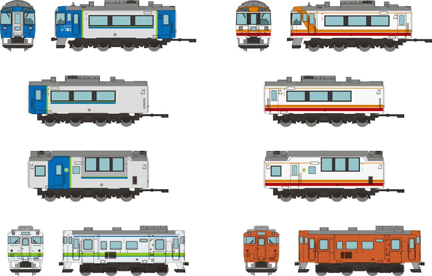 ジオコレ 鉄コレポケット第4弾 北の大地の気動車編 (BOX) (鉄道模型 コレクション)