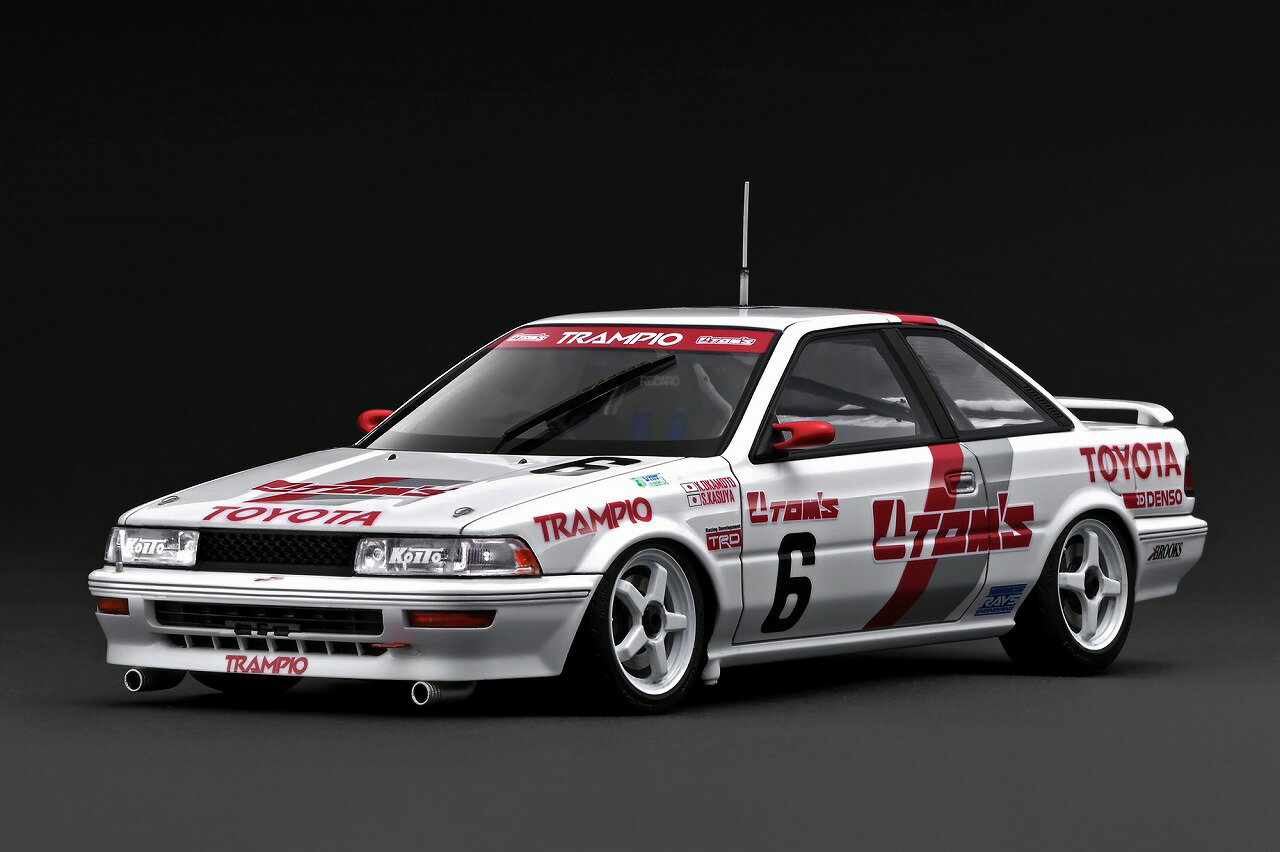 ignition model TOM'S COROLLA (#6)1991 JTC(1/18 Scale） 【IG3865】 (ミニカー)