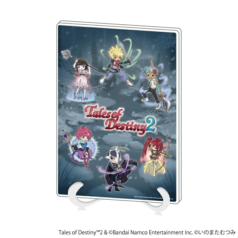 アクリルアートボード(A5サイズ)「テイルズ オブ デスティニー2」01/散りばめデザイン(グラフアートイラスト)【グッズ】