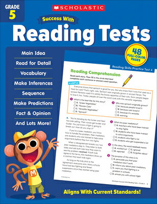 Scholastic Success with Reading Tests Grade 5 Workbook SCHOLASTIC SUCCESS READING GD5 Scholastic Teaching Resources