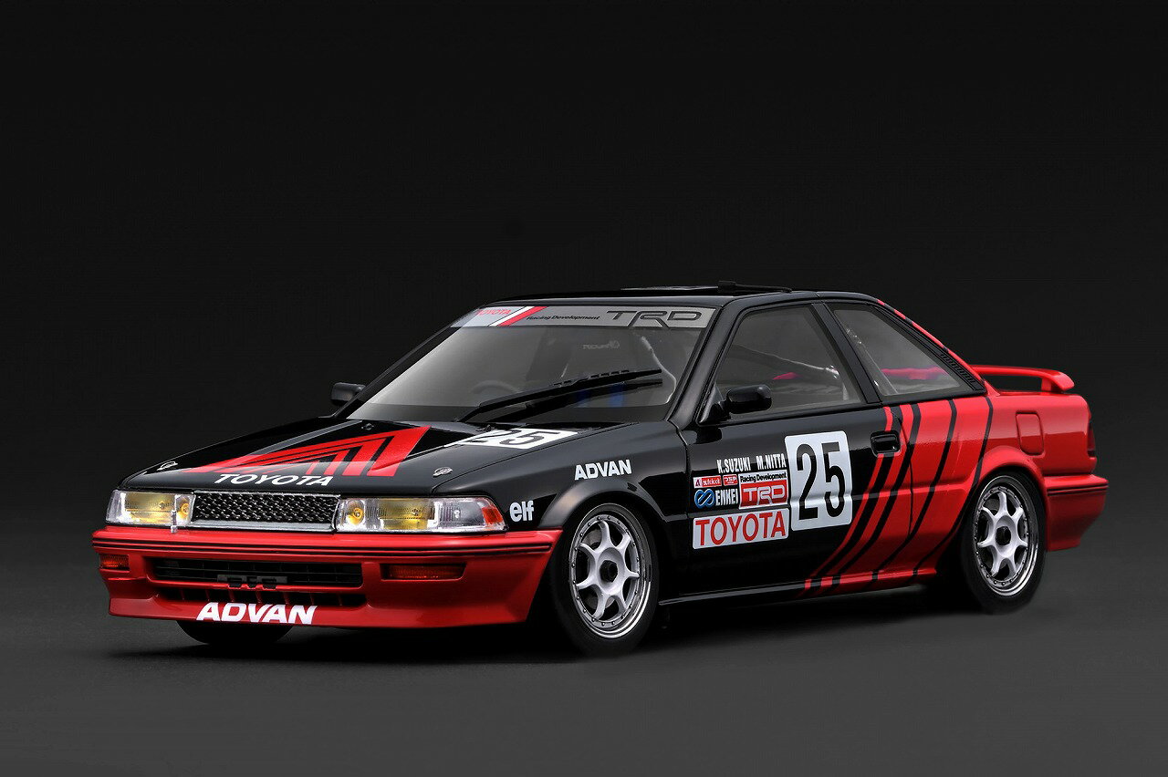 ignition model ADVAN COROLLA LEVIN (#25)1991 JTC(1/18 Scale） 【IG3866】 (ミニカー)