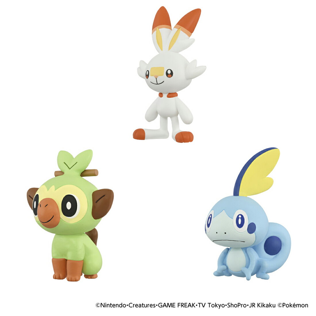 ポケットモンスター ポケモン30周年記念 モンコレ旅立ちの3匹セット ガラル地方のサブ画像 2