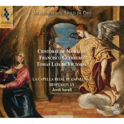 【輸入盤】『スペイン黄金時代の巨匠たち〜モラレス、ゲレーロ、ビクトリアの宗教曲』　サヴァール＆ラ・カペッリャ・レイアル・デ・カタルーニャ（