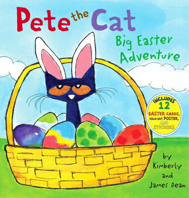 Pete the Cat: Big Easter Adventure: An Easter and Springtime Book for Kids With 12 Easter Cards and STICKERS-PETE THE CAT BIG EAST （Pete the Cat） James Dean