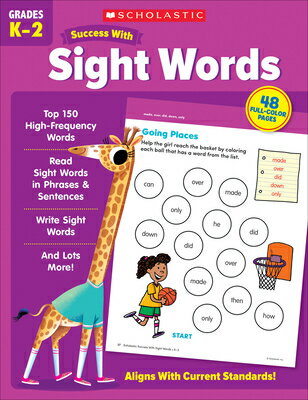 Scholastic Success with Sight Words Workbook SCHOLASTIC SUCCESS W/SIGHT WOR Scholastic Teaching Resources