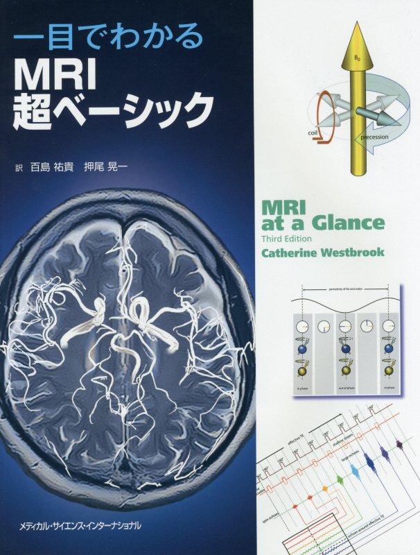 見開き２ページ、美しいイラストで、ＭＲＩの全体像がわかる！初学者にもやさしい解説。