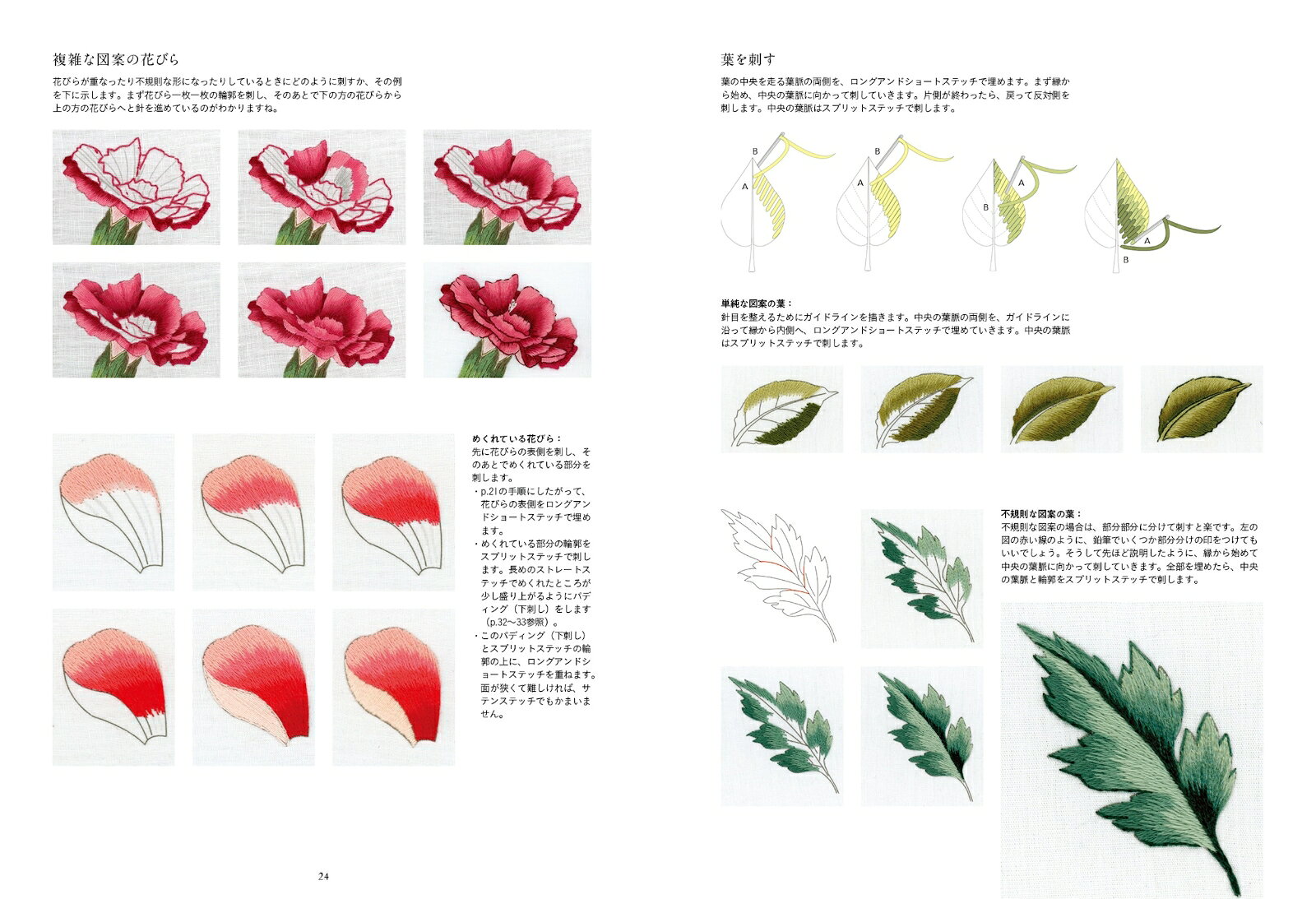 刺繍で楽しむイギリス王立植物園の花たち キューガーデンの植物画から生まれた刺繍...