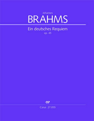 【輸入楽譜】ブラームス, Johannes: ドイツ・レクイエム Op.45/Graulich編: 指揮者用大型スコア